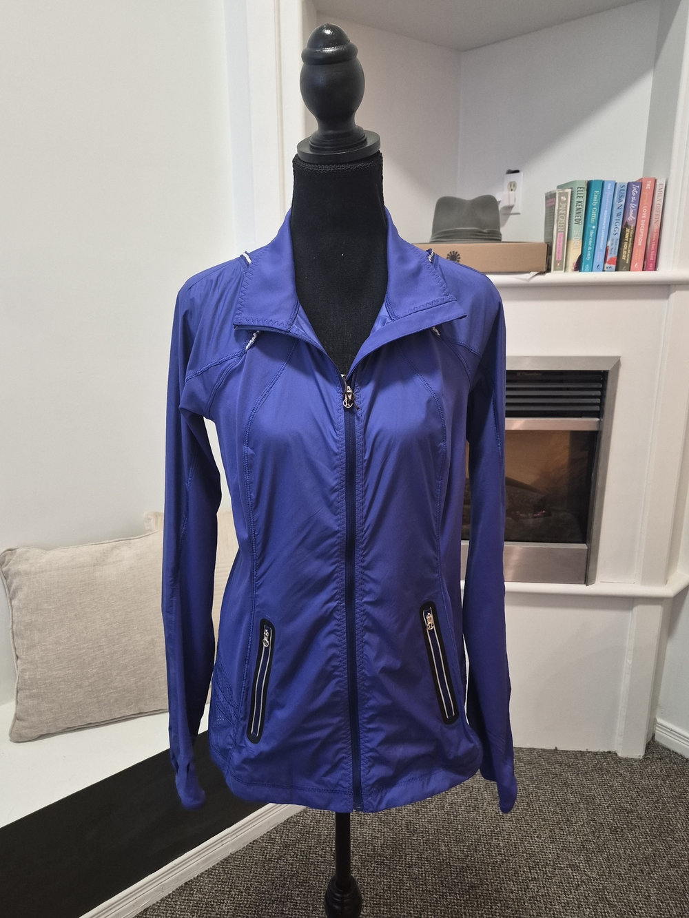 Lululemon athletica cobalt blue full-zip utility jacket